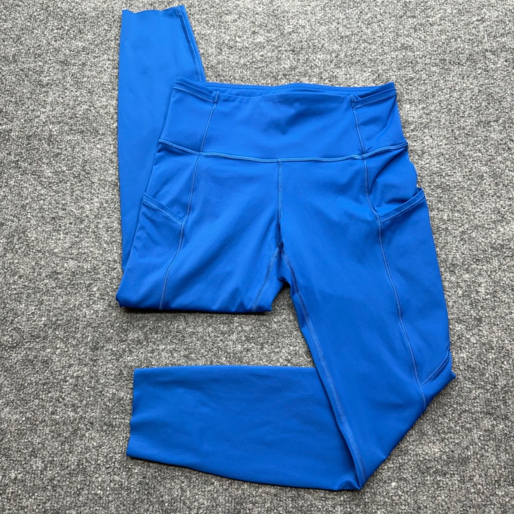 Lululemon Fast and Free High-Rise Tight 25 Nulux Cerulean Blue Leggings Size 6